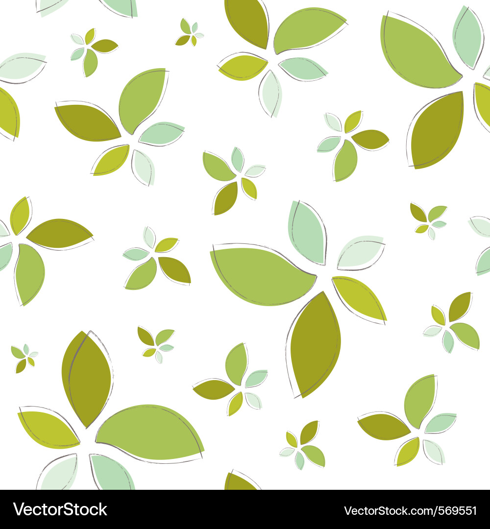 Seamless pattern with flowers Vector Image