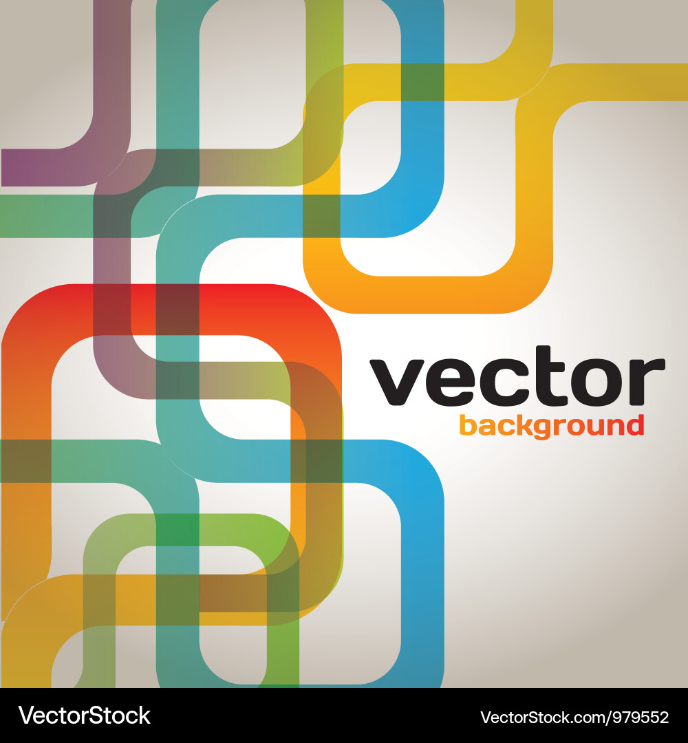 Abstract Colorful Line Pattern vector image