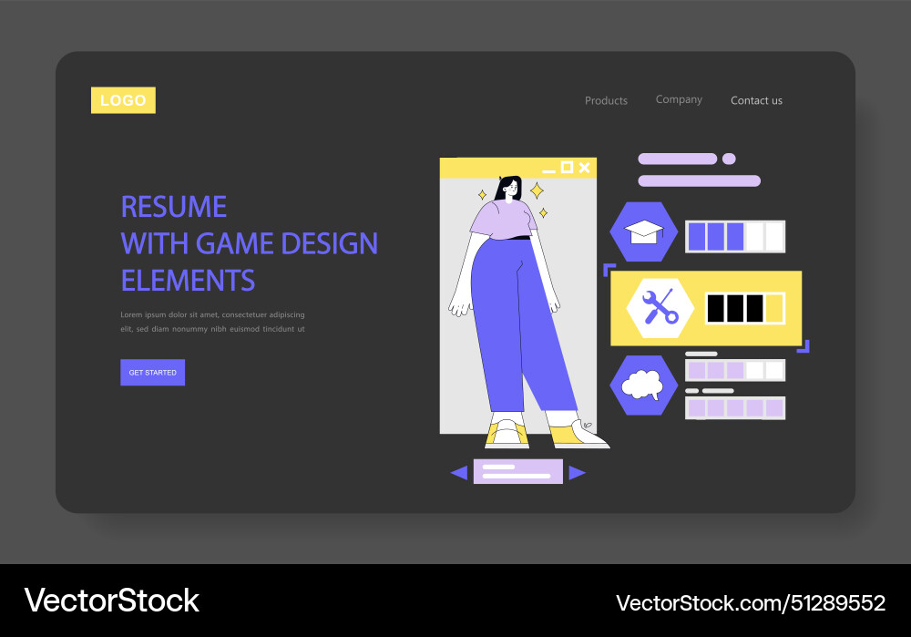 Alternative types summaries flat Alternative types summaries flat vector image