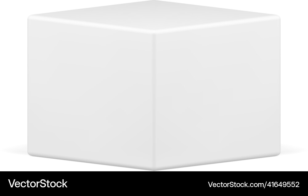 Realistic three dimensional squared geometric Realistic three dimensional squared geometric vector image