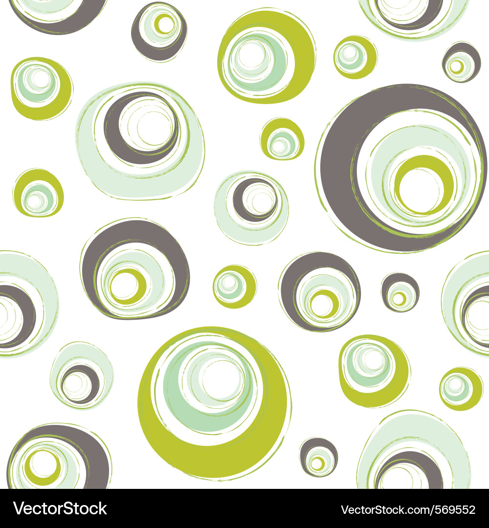 Retro Circle Pattern vector image