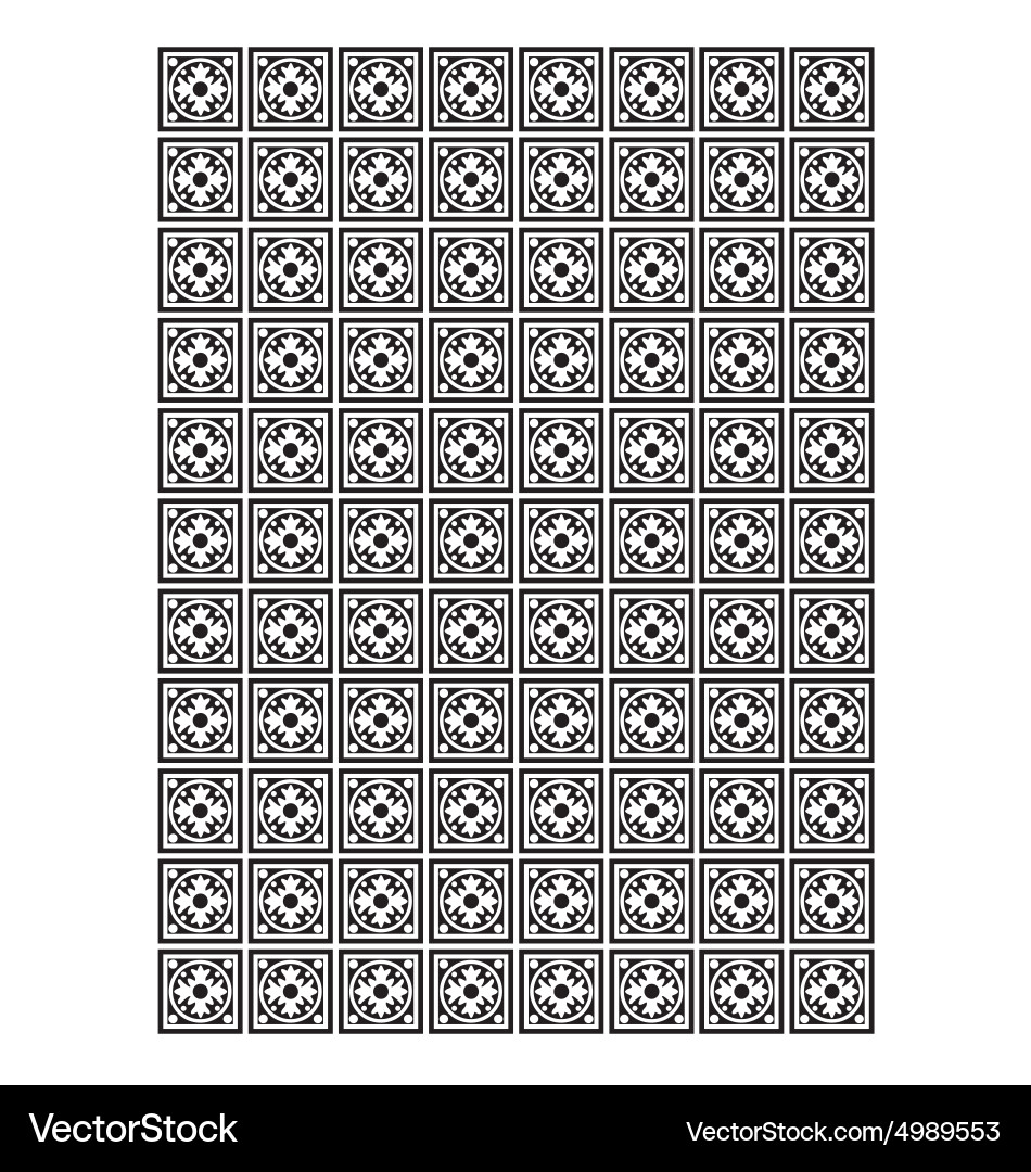 Geometric Block Pattern vector image