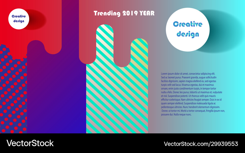 Modern style abstraction with composition made Modern style abstraction with composition made Vector Image
