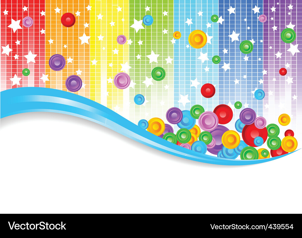 Abstract Colorful Background Vector Image
