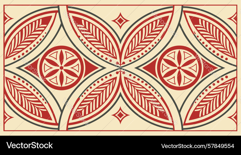 Geometric pattern tile abstract background design Vector Image