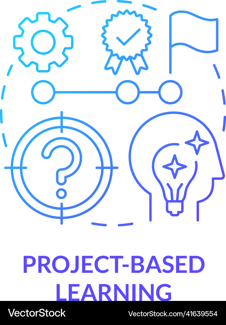 Project-Based Learning Concept Icon vector image
