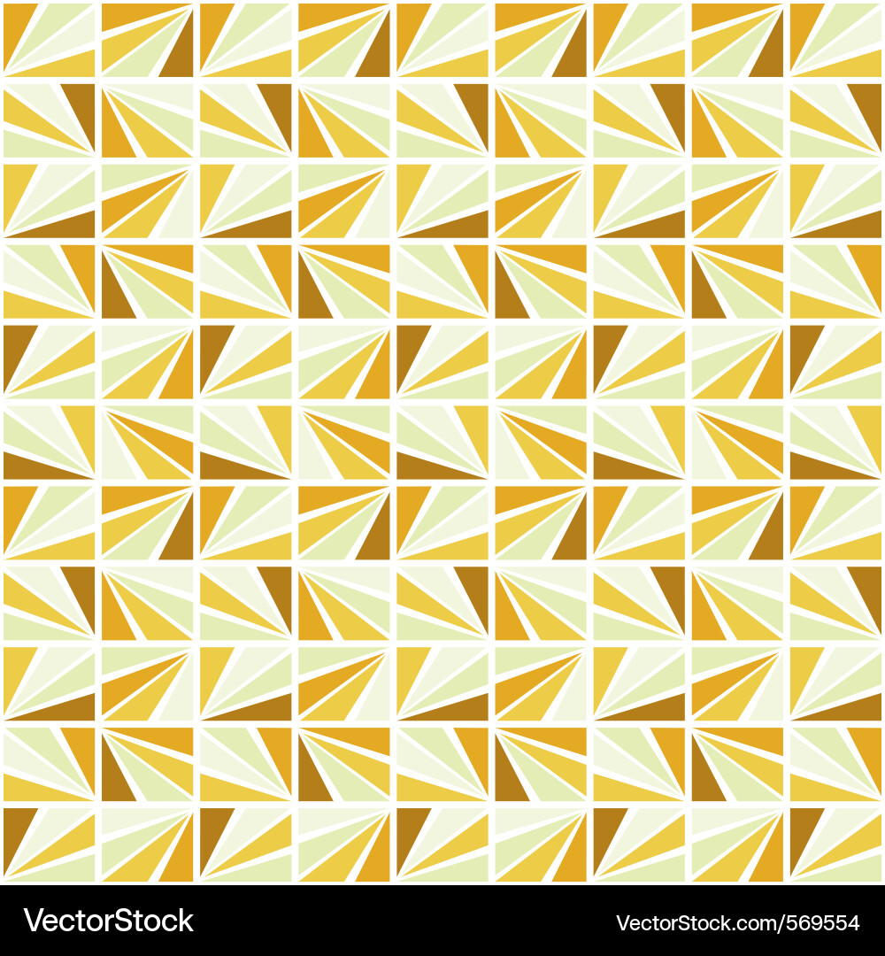 Seamless retro mosaic pattern Vector Image