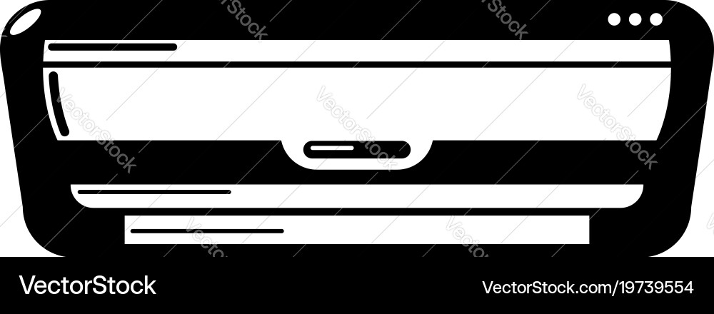Split system icon simple style Vector Image