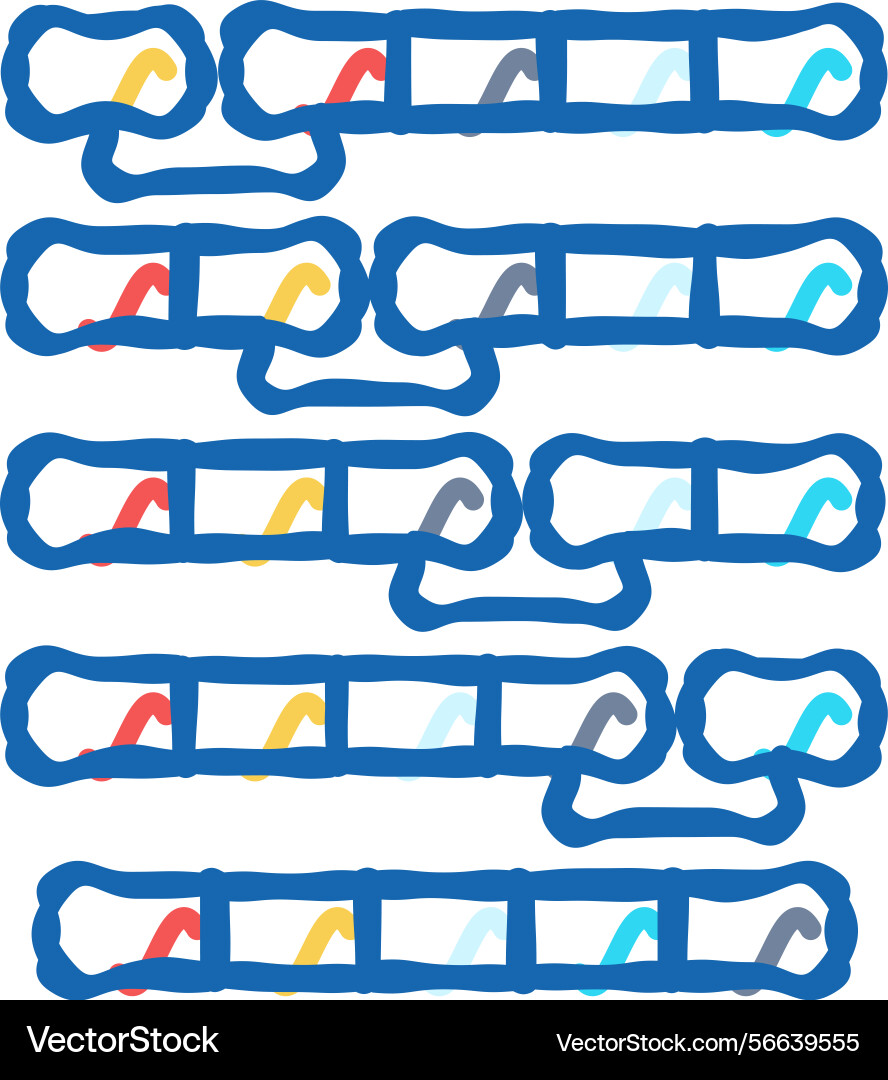 Bubble sort algorithm icon doodle Bubble sort algorithm icon doodle vector image