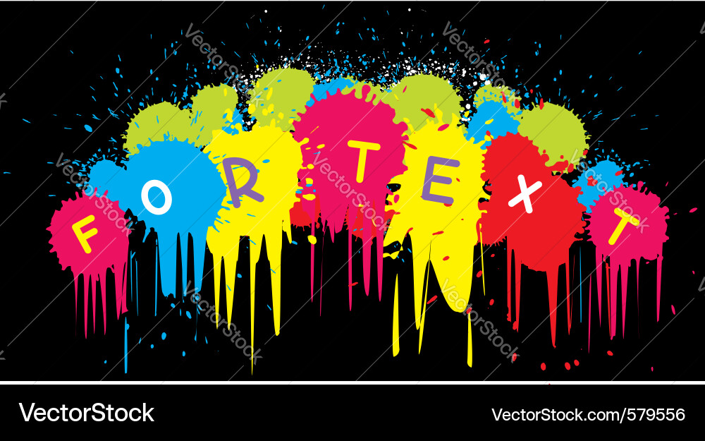 Distressed Text Effect Vector Image