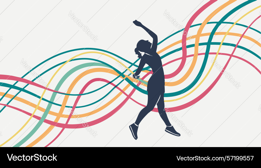 Elegant abstract swirls background design element vector image