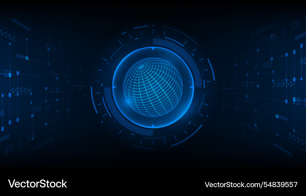 Global network connection concept big data Global network connection concept big data Vector Image