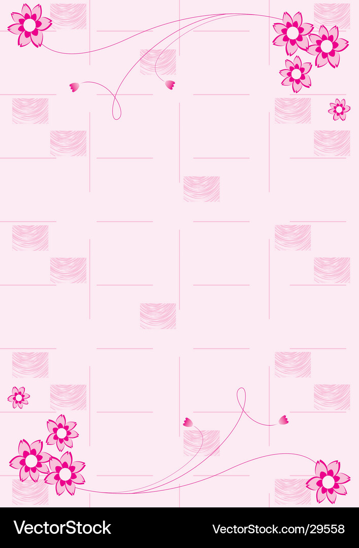 Decorative flowers Vector Image