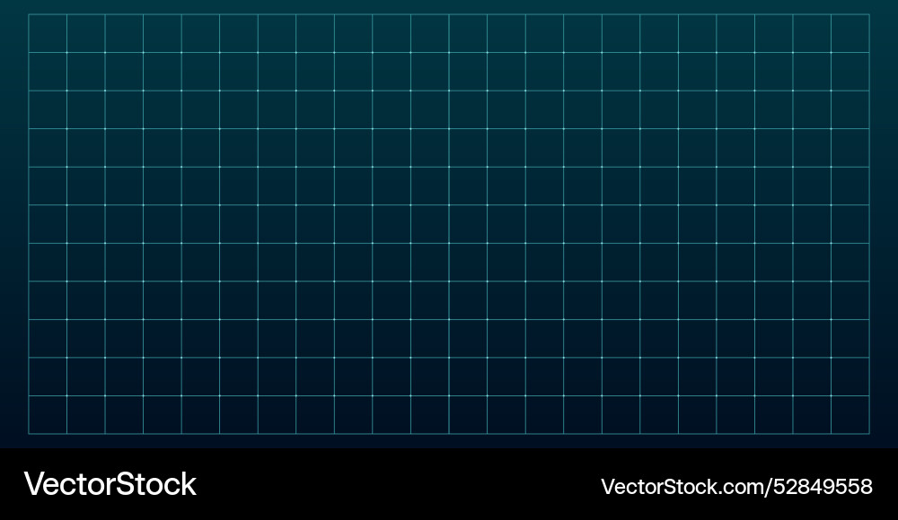 Hud grid game panel graph with dots lines vector image