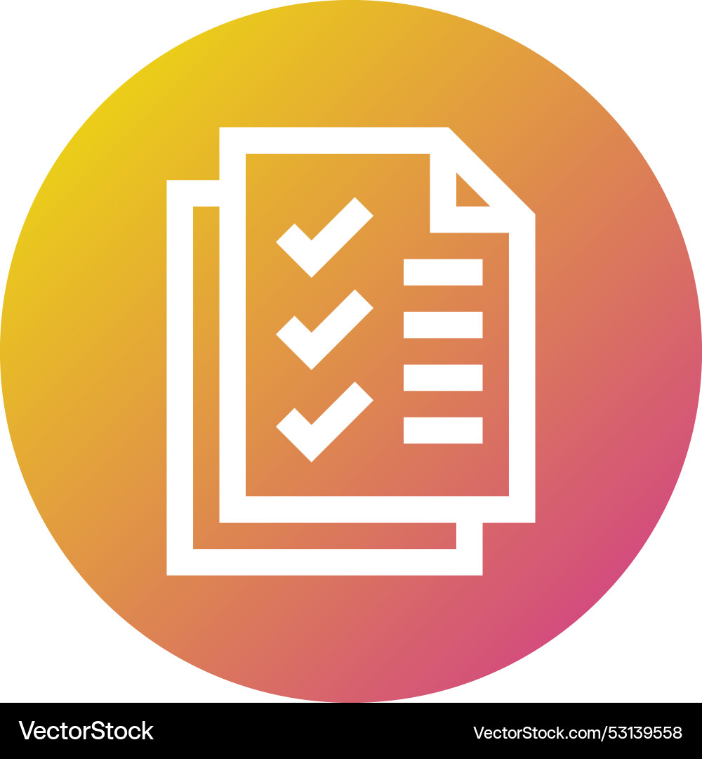Todo list icon design vector image