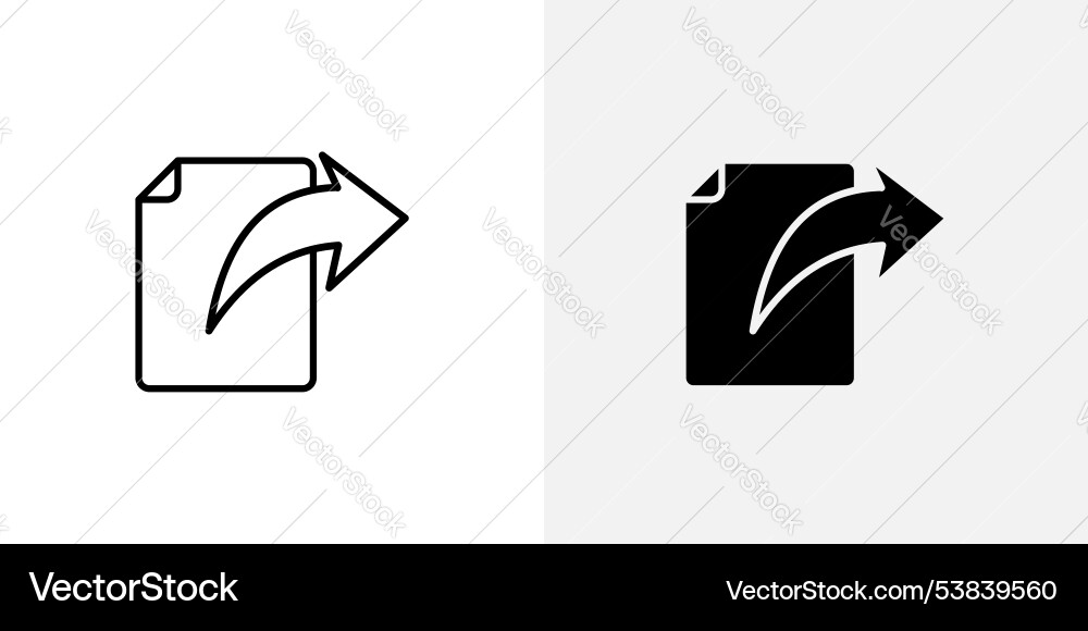 Export icon set Export icon set vector image