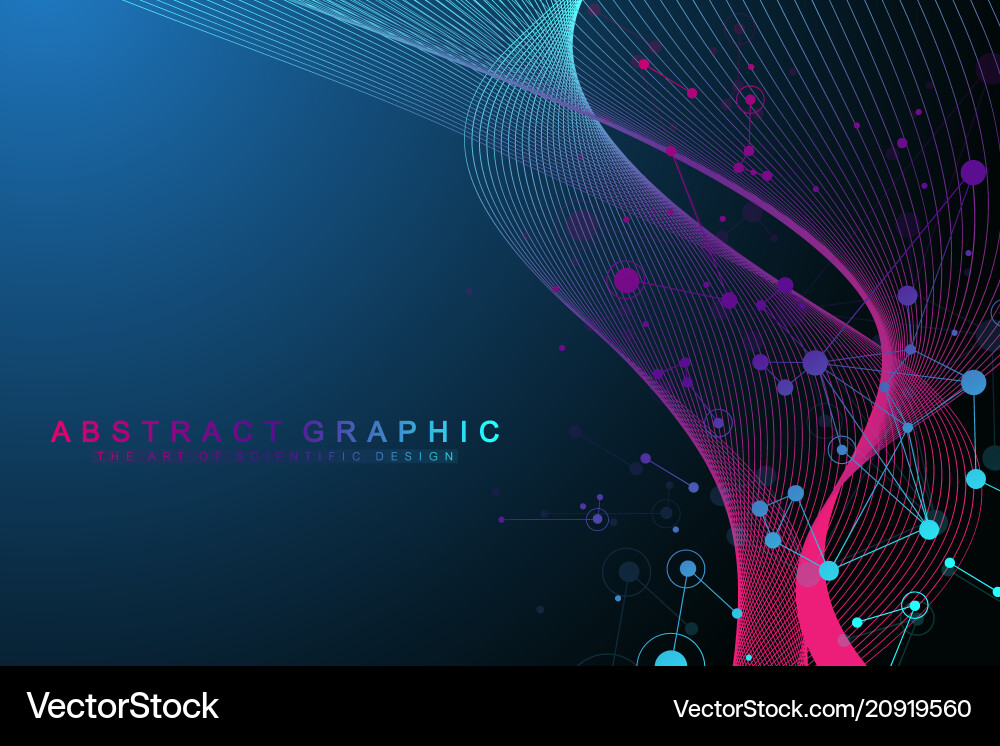 Geometric abstract background with connected lines Geometric abstract background with connected lines vector image