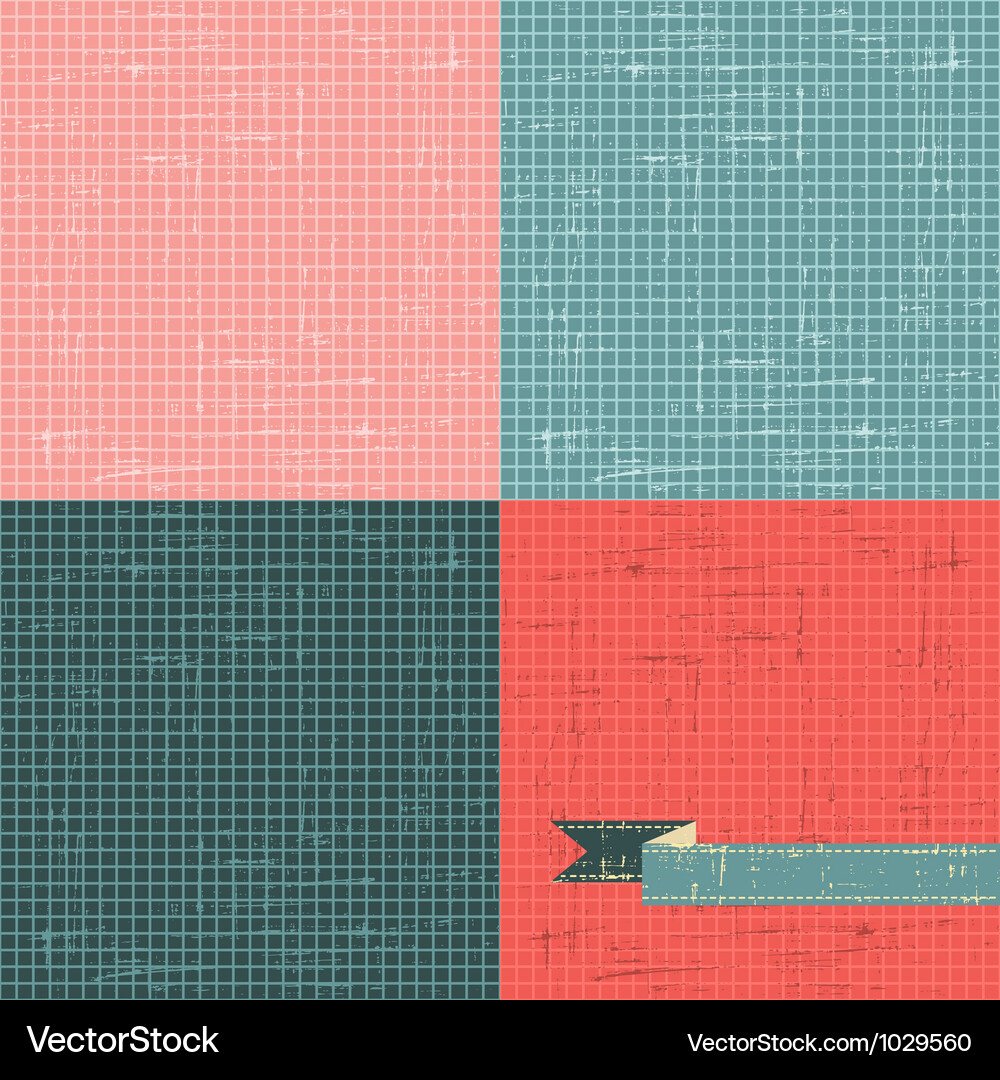 Seamless abstract retro pattern stylish grunge Vector Image