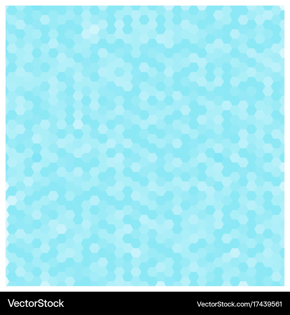 Abstract blue 3d hexagonal pattern geometric Vector Image