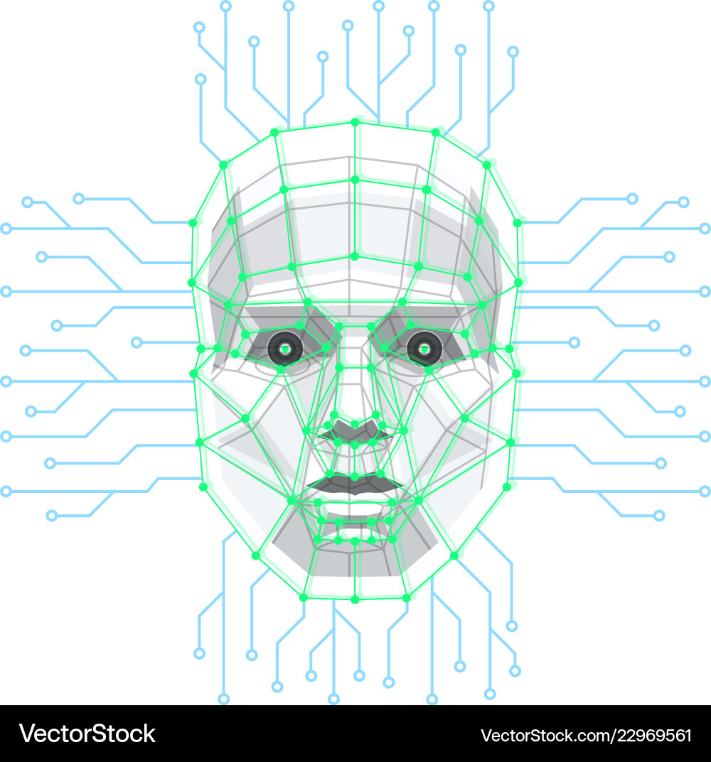 Artificial Intelligence & Data Concepts vector image