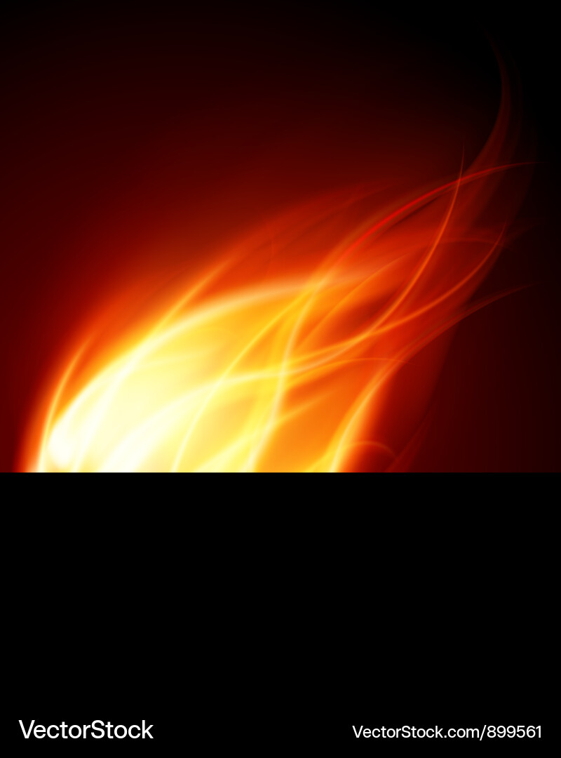 Burning flames background Royalty Free Vector Image