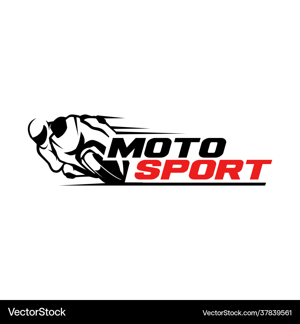 Motorsport Logo Template Vector Image