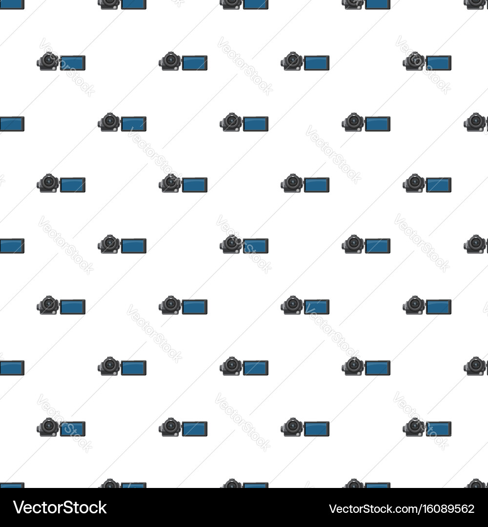 Digital video camera pattern vector image