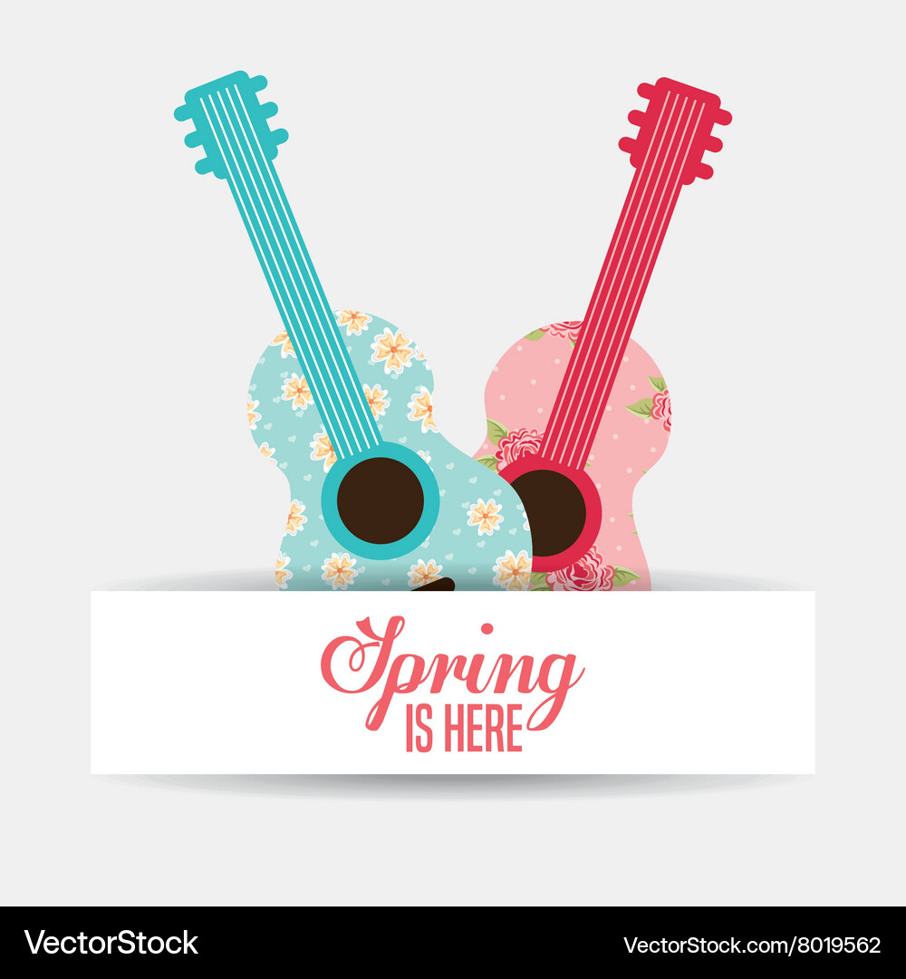 Hello spring design Vector Image