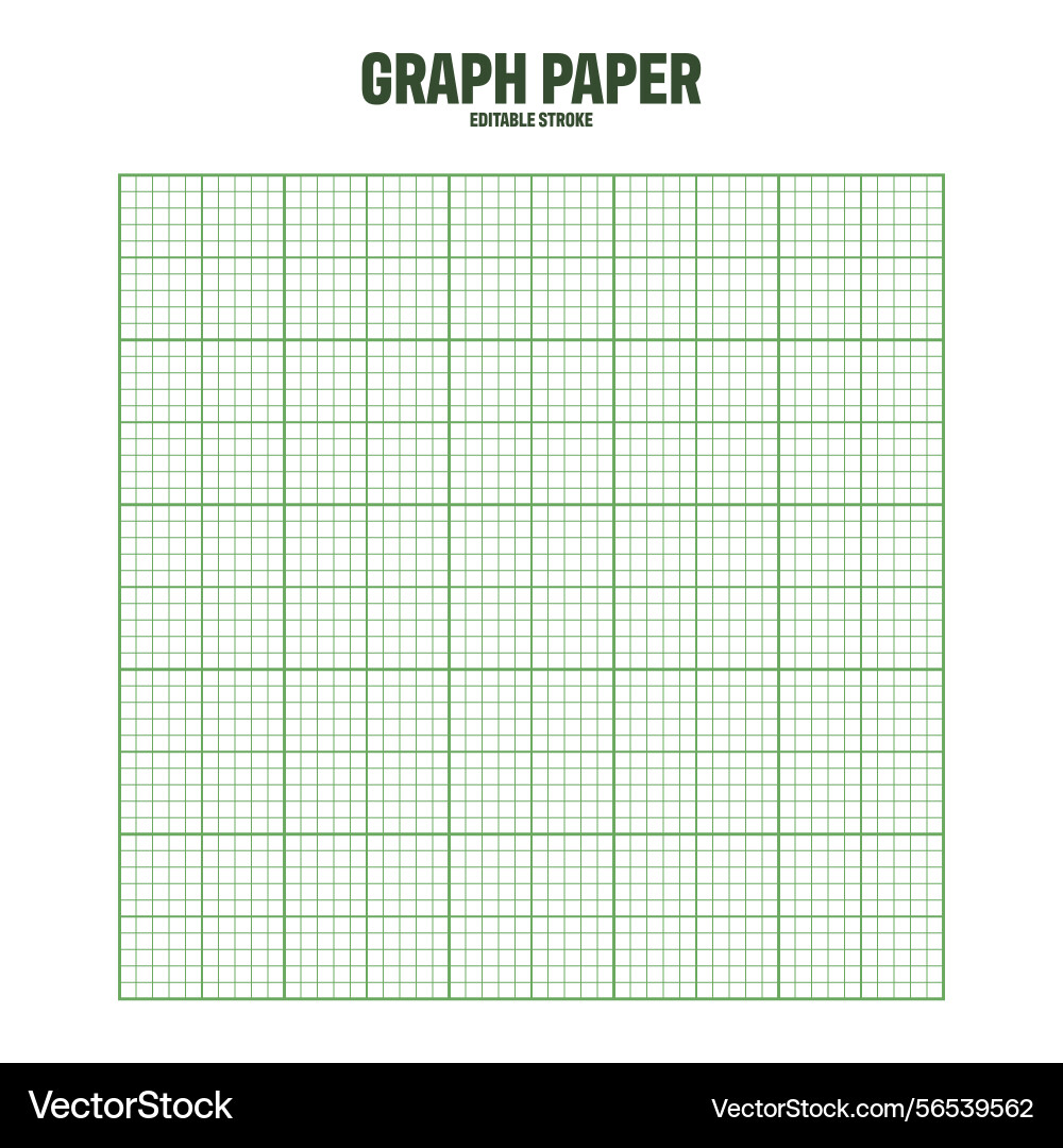 Sheet of graph paper with grid millimeter Sheet of graph paper with grid millimeter vector image