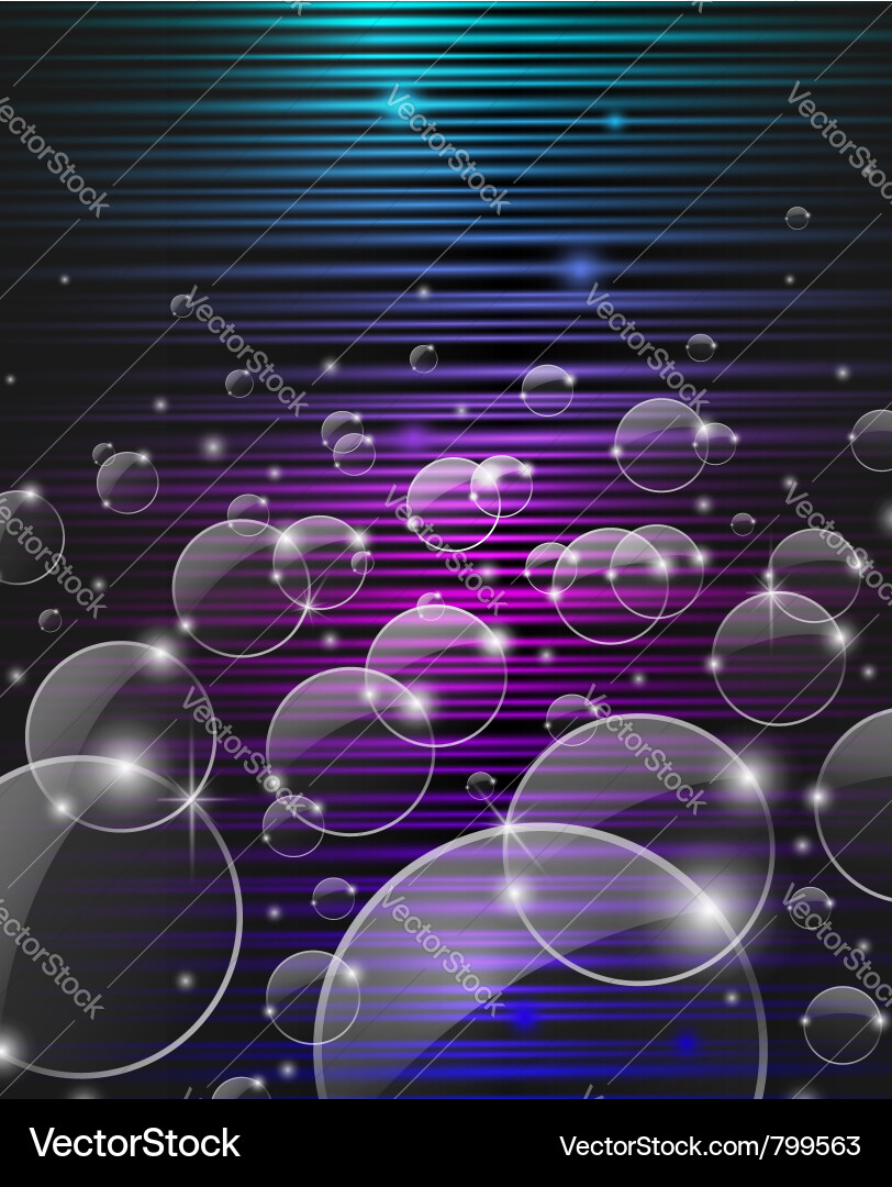 Abstract bubbles background Vector Image
