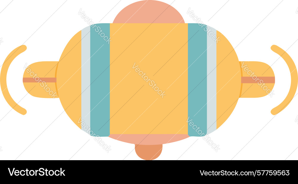Abstract sound device icon with dynamic elements Vector Image