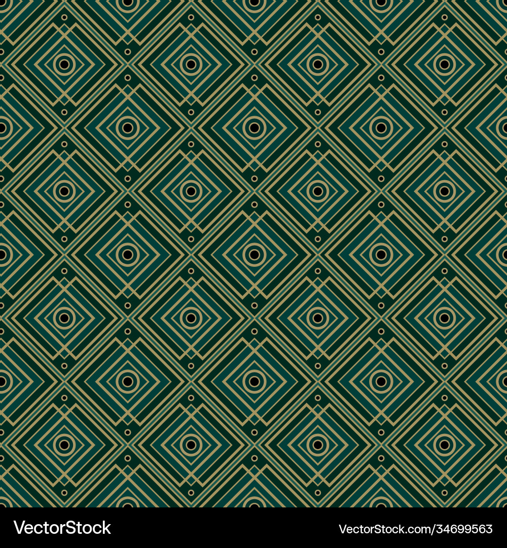 Art Deco Geometric Pattern Royalty Free Vector Image