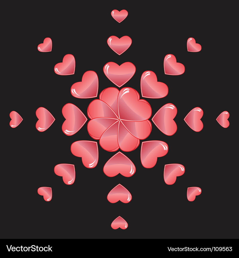 Hearts Vector Image