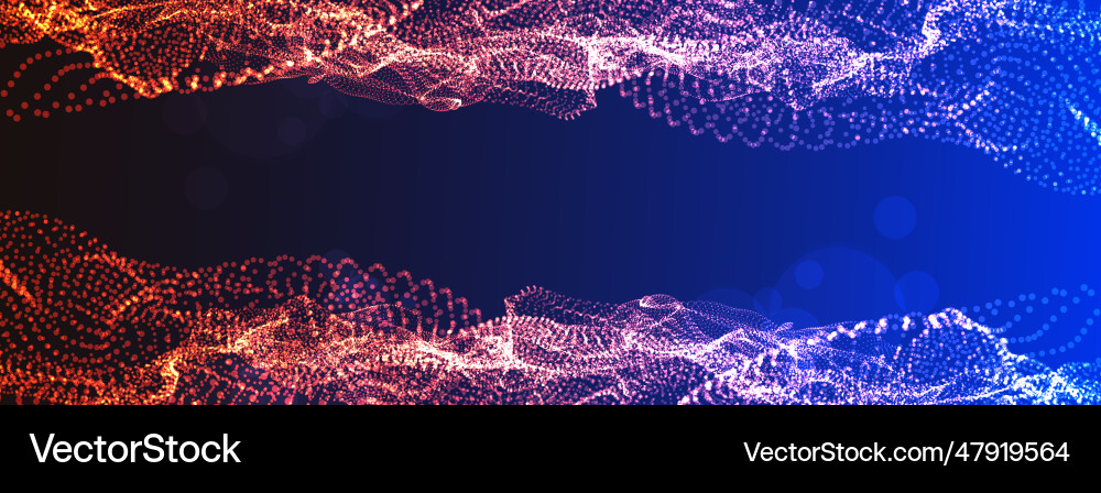 Abstract background particles liquid dynamic flow Abstract background particles liquid dynamic flow vector image