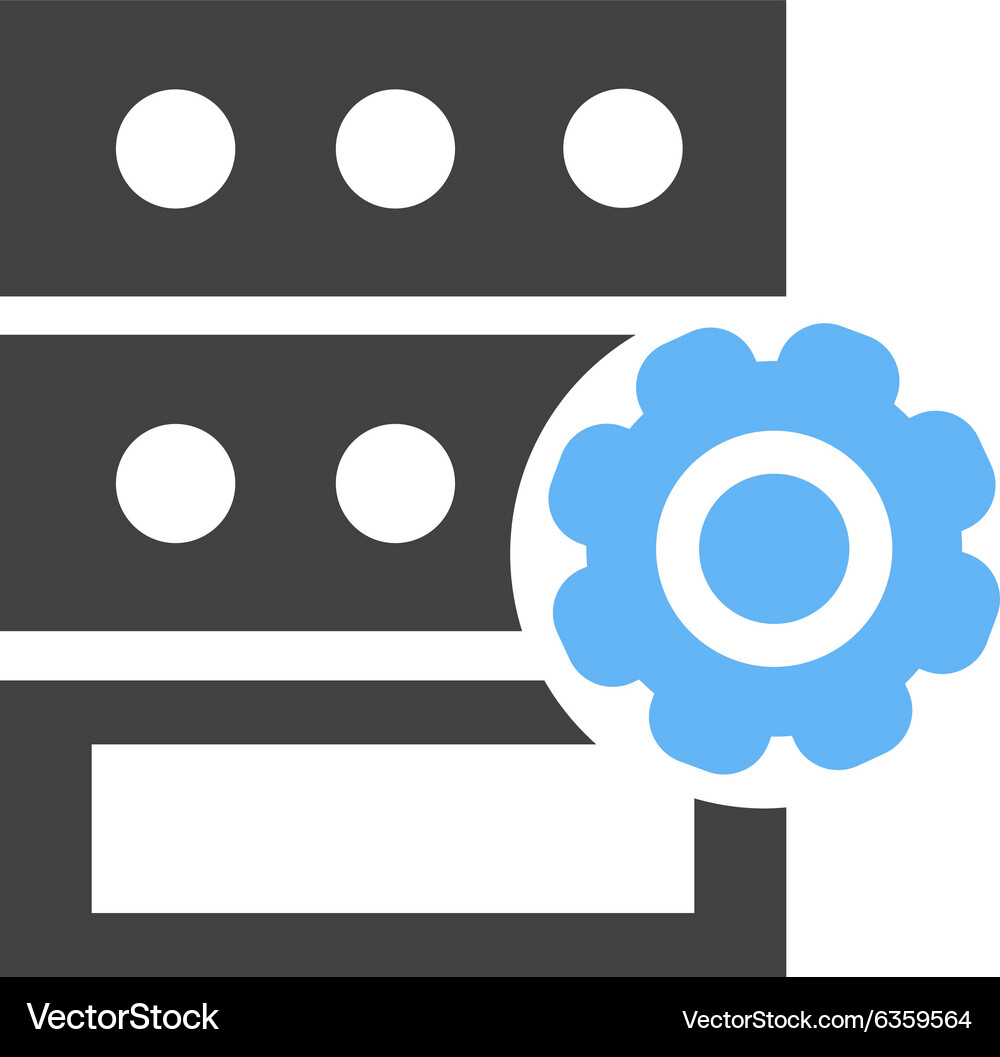 Manage data Vector Image
