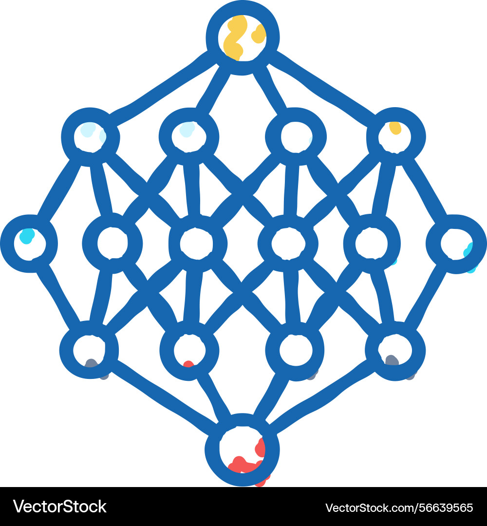 Apriori algorithm icon doodle Apriori algorithm icon doodle vector image
