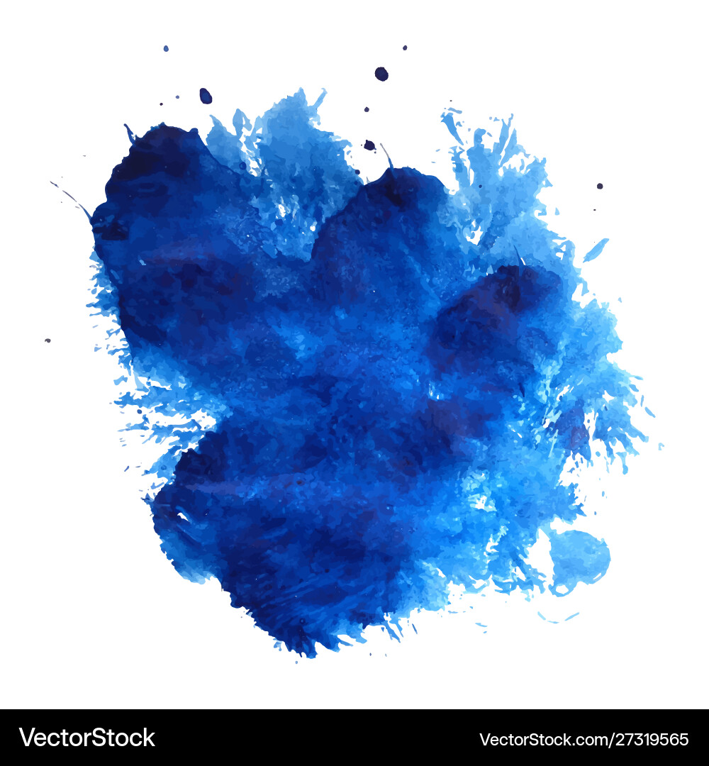Watercolor Splash Abstract Background Vector Image
