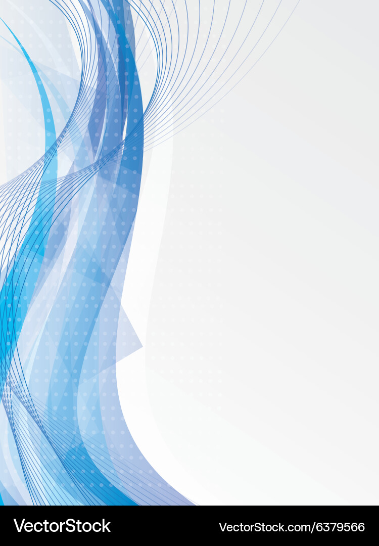 Abstract background with waves and lines vector image