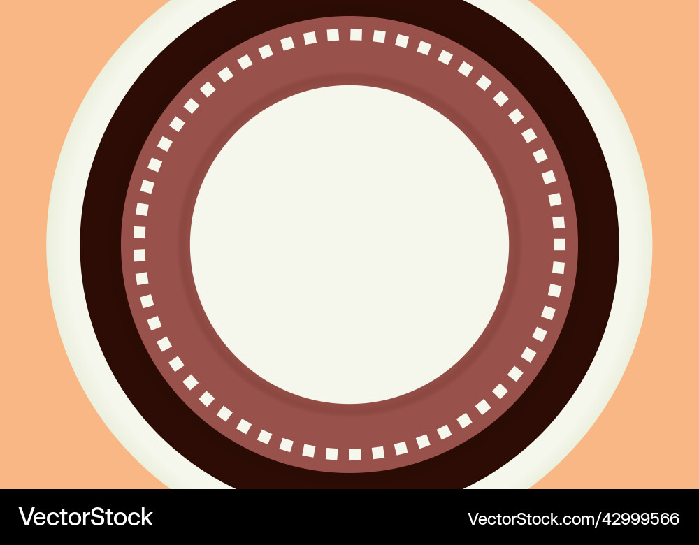 Abstract minimal brown template design circles Abstract minimal brown template design circles vector image