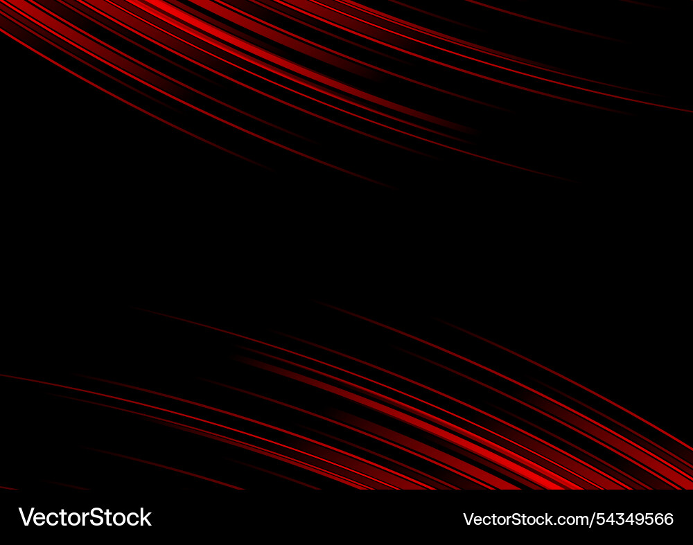 Abstract Red Line Background vector image