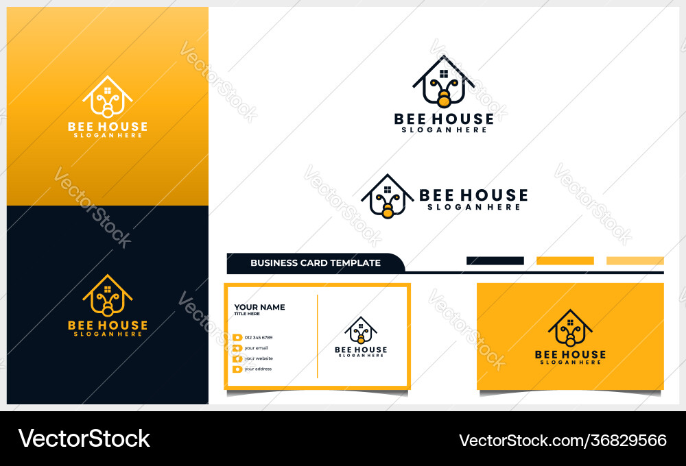 Beehive Logo Concept - Home & Business Vector Image