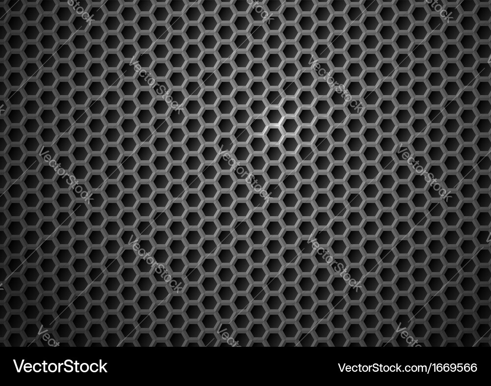 Metallic Grid Texture Seamless Pattern Vector Image