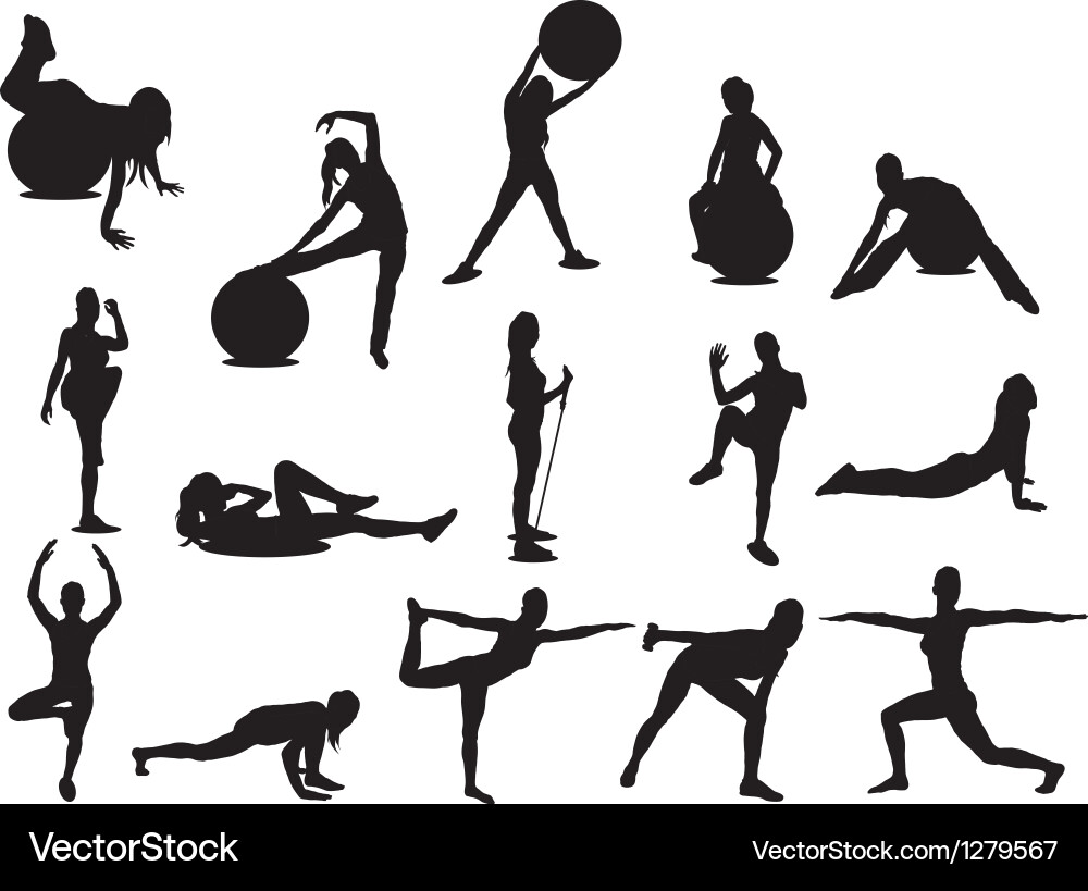 Fitness vector image