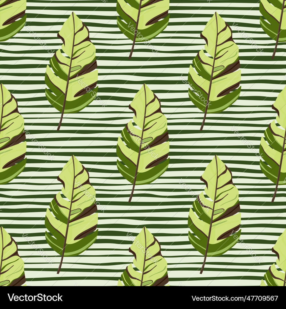 Hawaiian-inspired pattern fashionably exotic palm Hawaiian-inspired pattern fashionably exotic palm vector image
