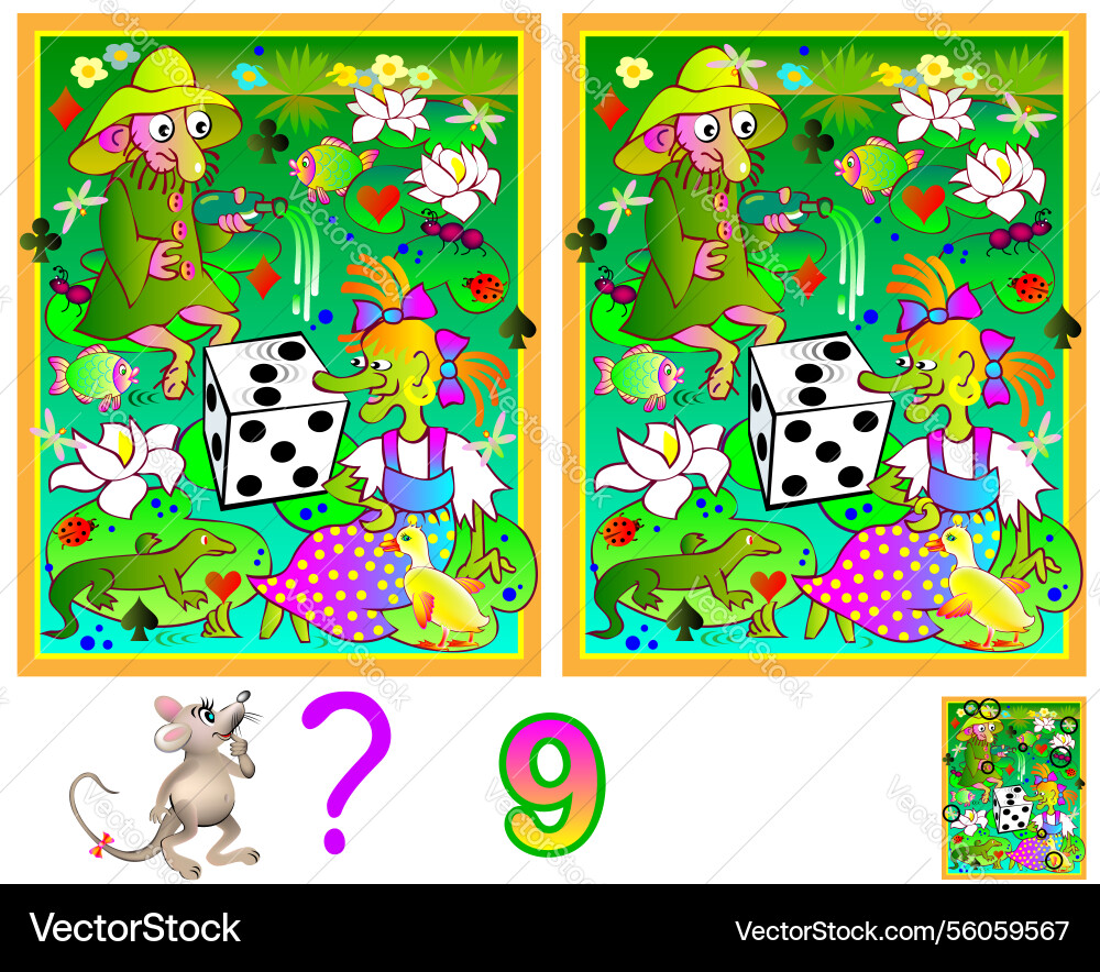 Logik Puzzle-Spiel für junge Kinder müssen finden Logik Puzzle-Spiel für junge Kinder müssen finden vektorbild