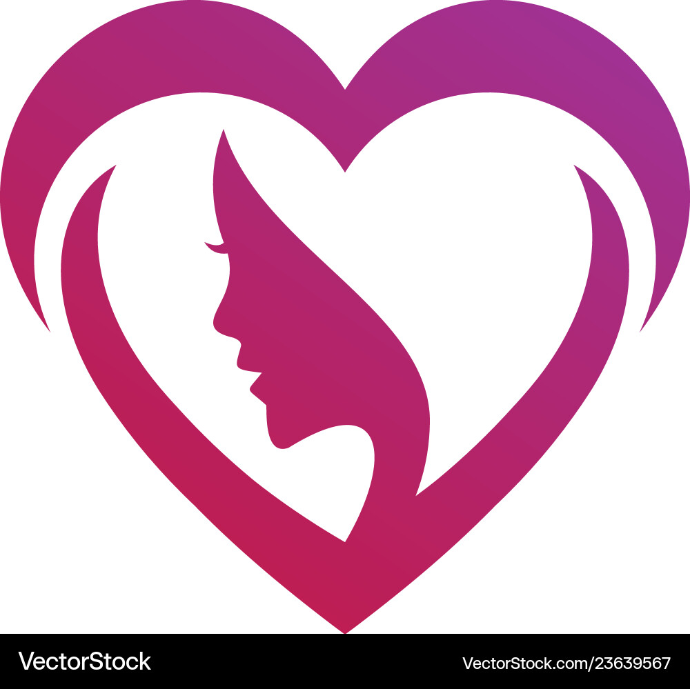 Schönheit Liebe Logo Vorlage Schönheit Liebe Logo Vorlage vektorbild