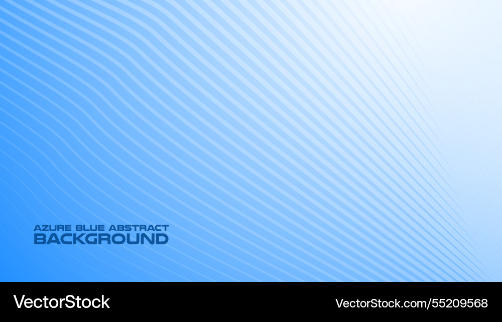 Azure blue abstract background with curve line Azure blue abstract background with curve line Vector Image