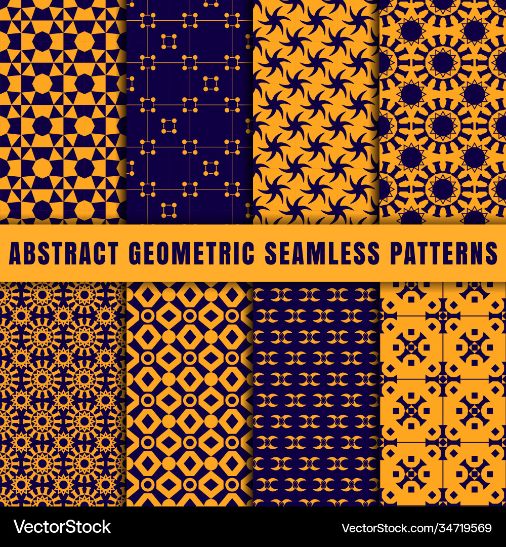 Abstract Geometric Patterns vector image
