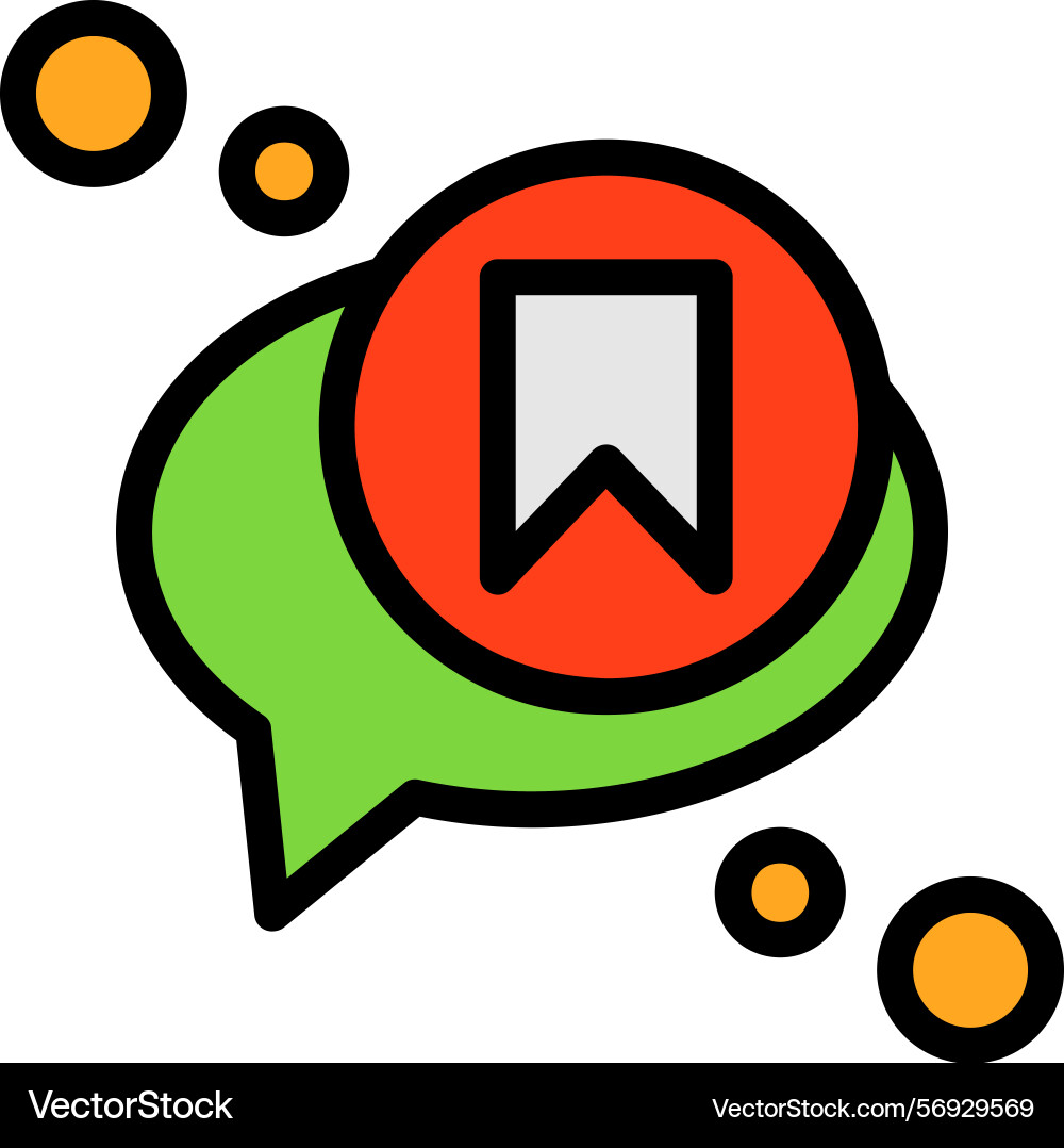 Save message line filled style icon design vector image