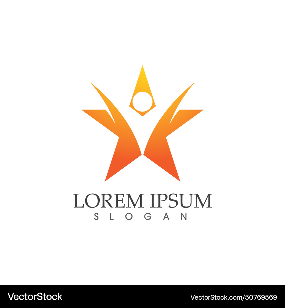 Star icon template Royalty Free Vector Image - VectorStock
